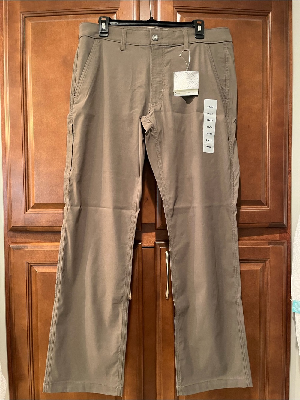NWT Eddie Bauer Men's Performance Pants in Taupe